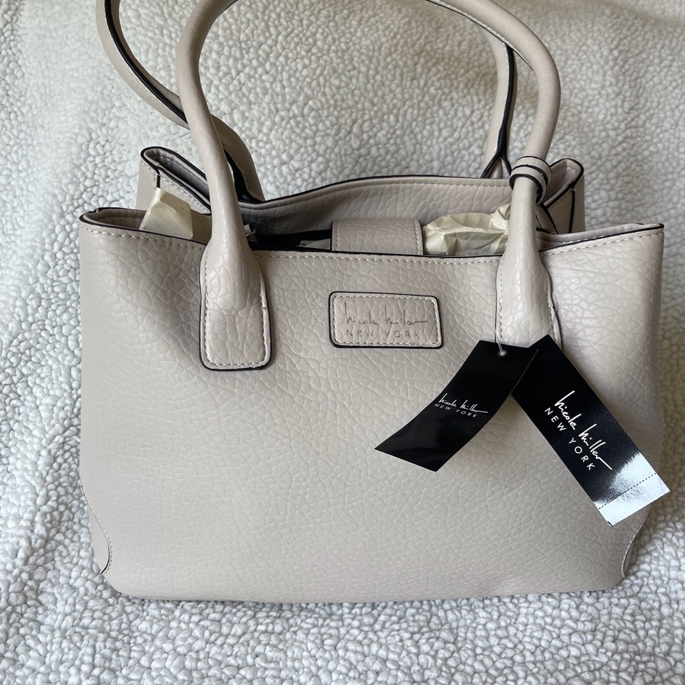 Nicole Miller leather handbag